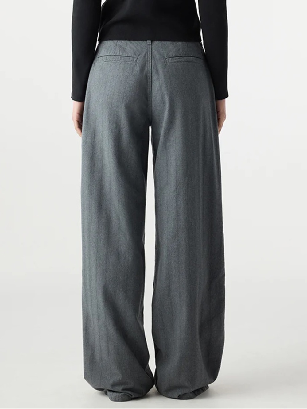 NWT Amo Nora Pant Heather Gray Drawstring Waist Sz 27 - Picture 3 of 15